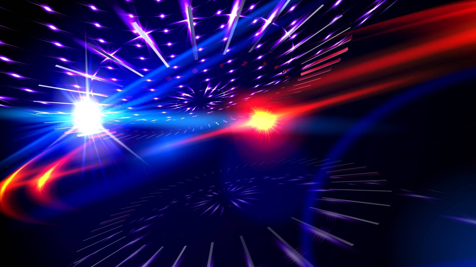 Blue And Red Lights Flare 1080p Hd Desktop Background