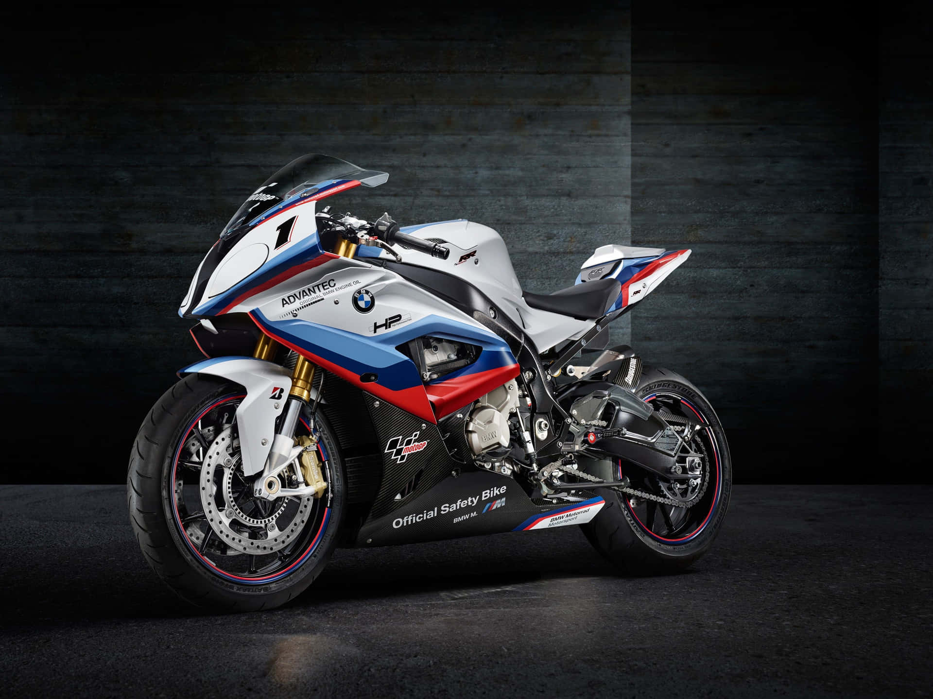 Blue And Red Motorcycle [wallpaper] Background