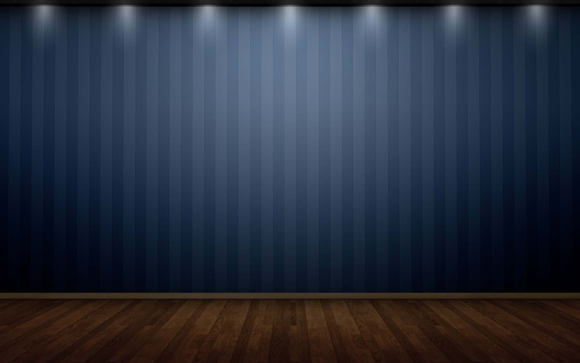 Blue And Striped Wooden Stage Background