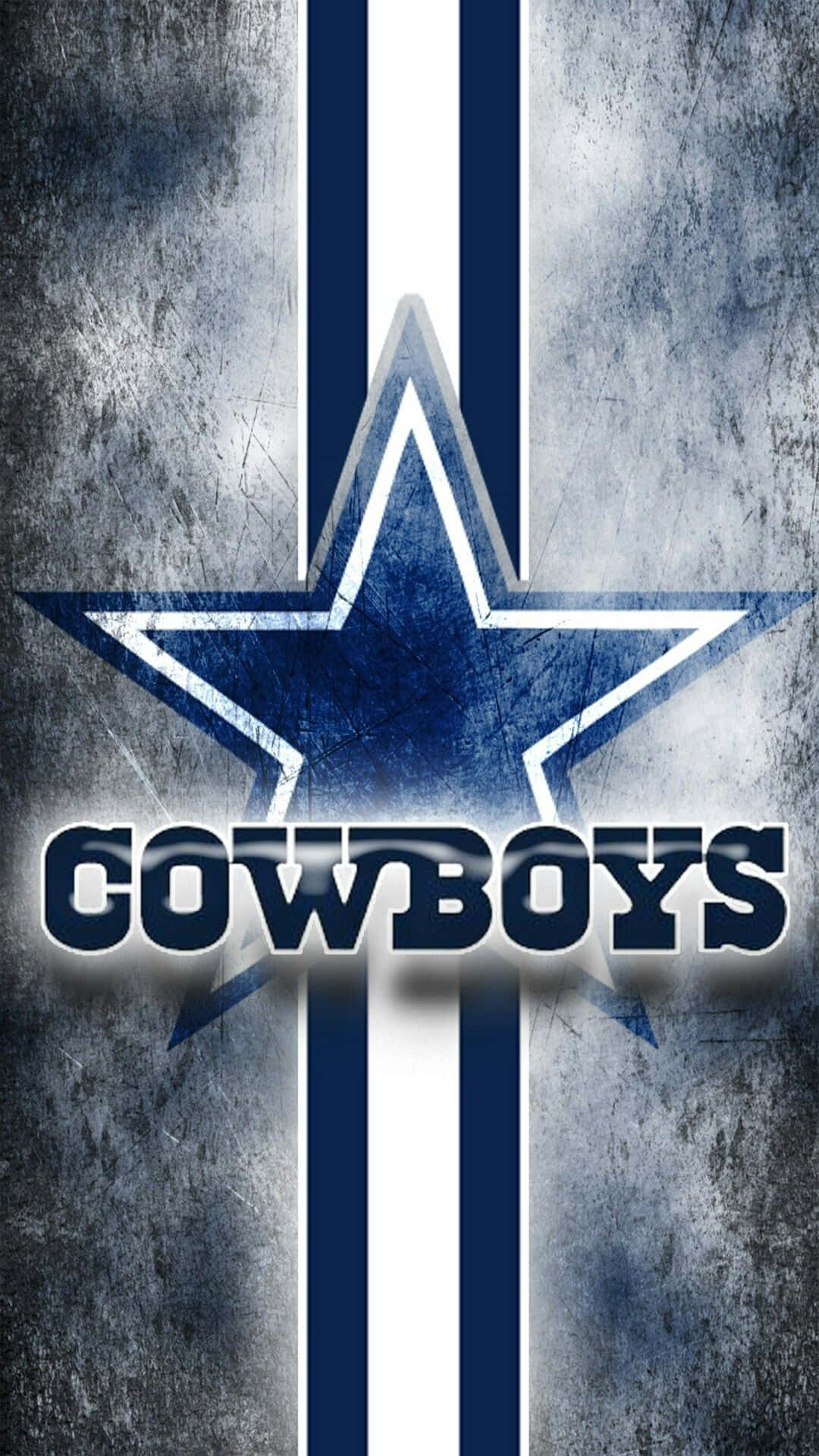 Blue And White Logo Of Dallas Cowboys Iphone Background