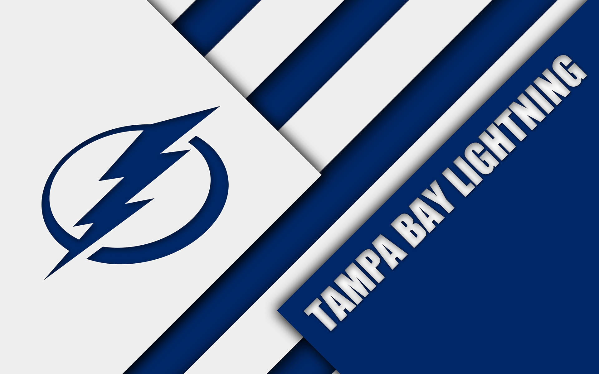 Blue And White Tampa Bay Lightning Background