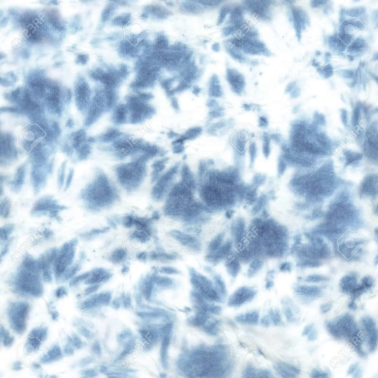 Blue And White Tie Dye Background. Background