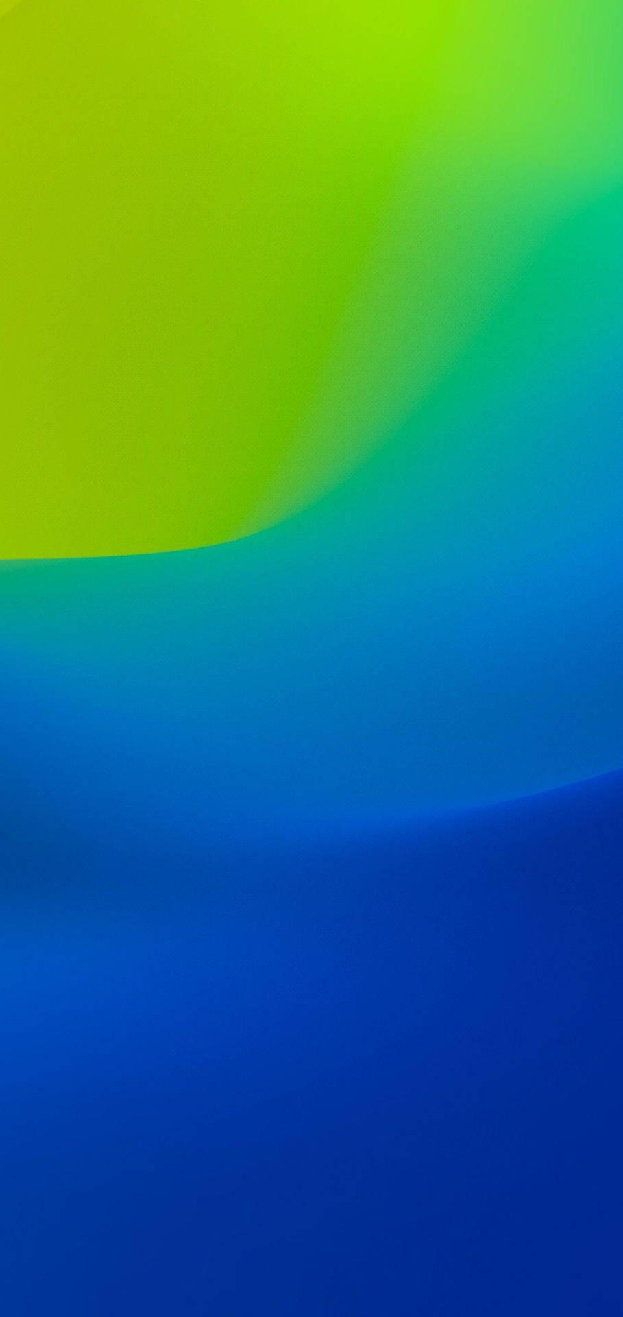 Blue And Yellow Green Backdrop Ios 12 Background