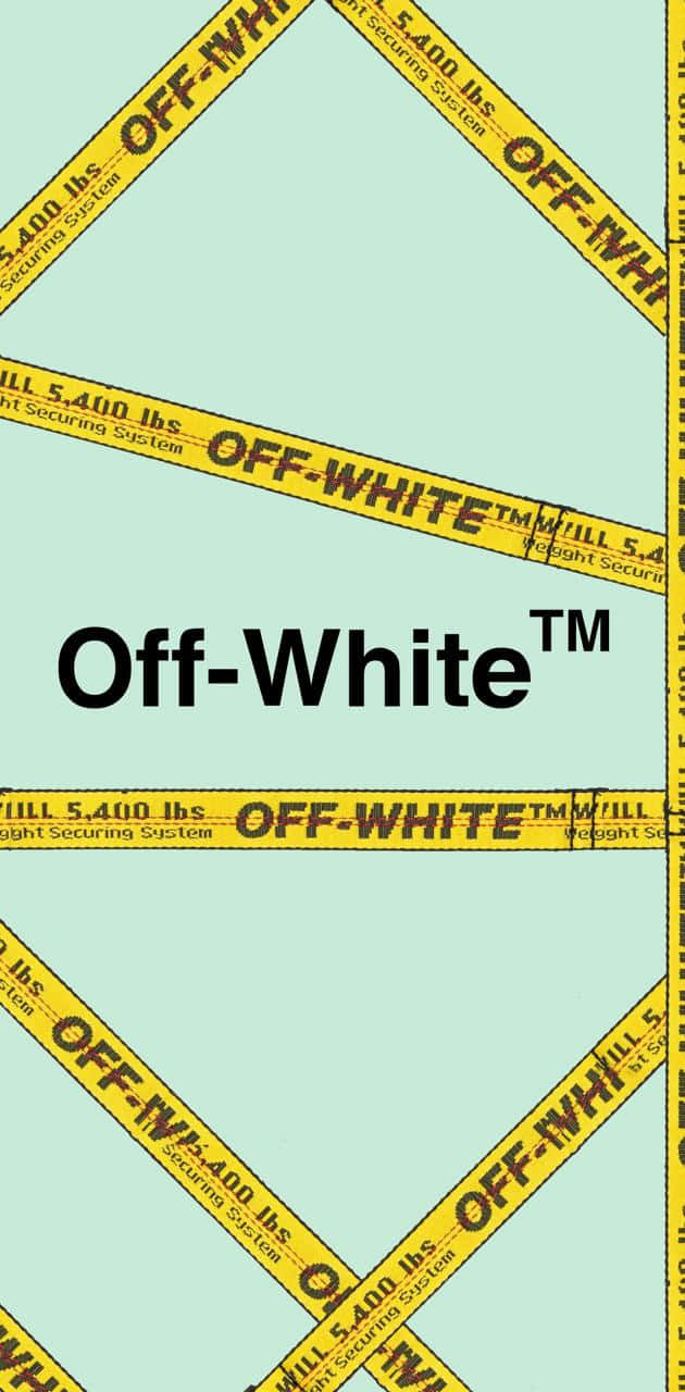 Blue And Yellow Off White Iphone Background