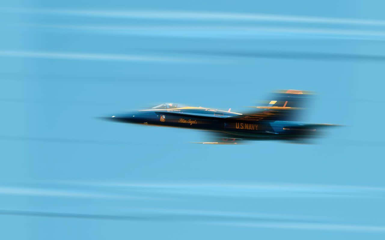 Blue Angels Aircraft Blur Background