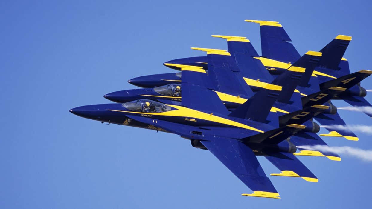 Blue Angels Flight Demonstration Background
