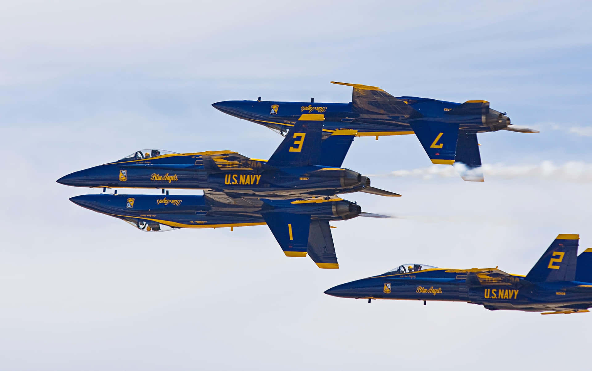 Blue Angels Military Plane Squadron Background