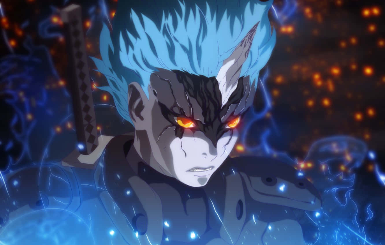 Blue Anime Boruto Anime Character Mitsuki