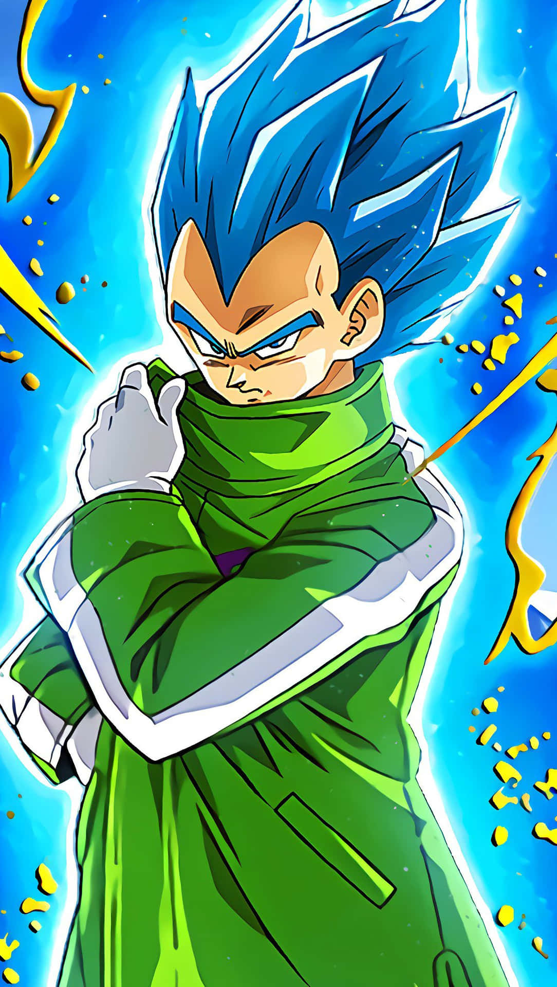 Blue Anime Dragon Ball Vegeta