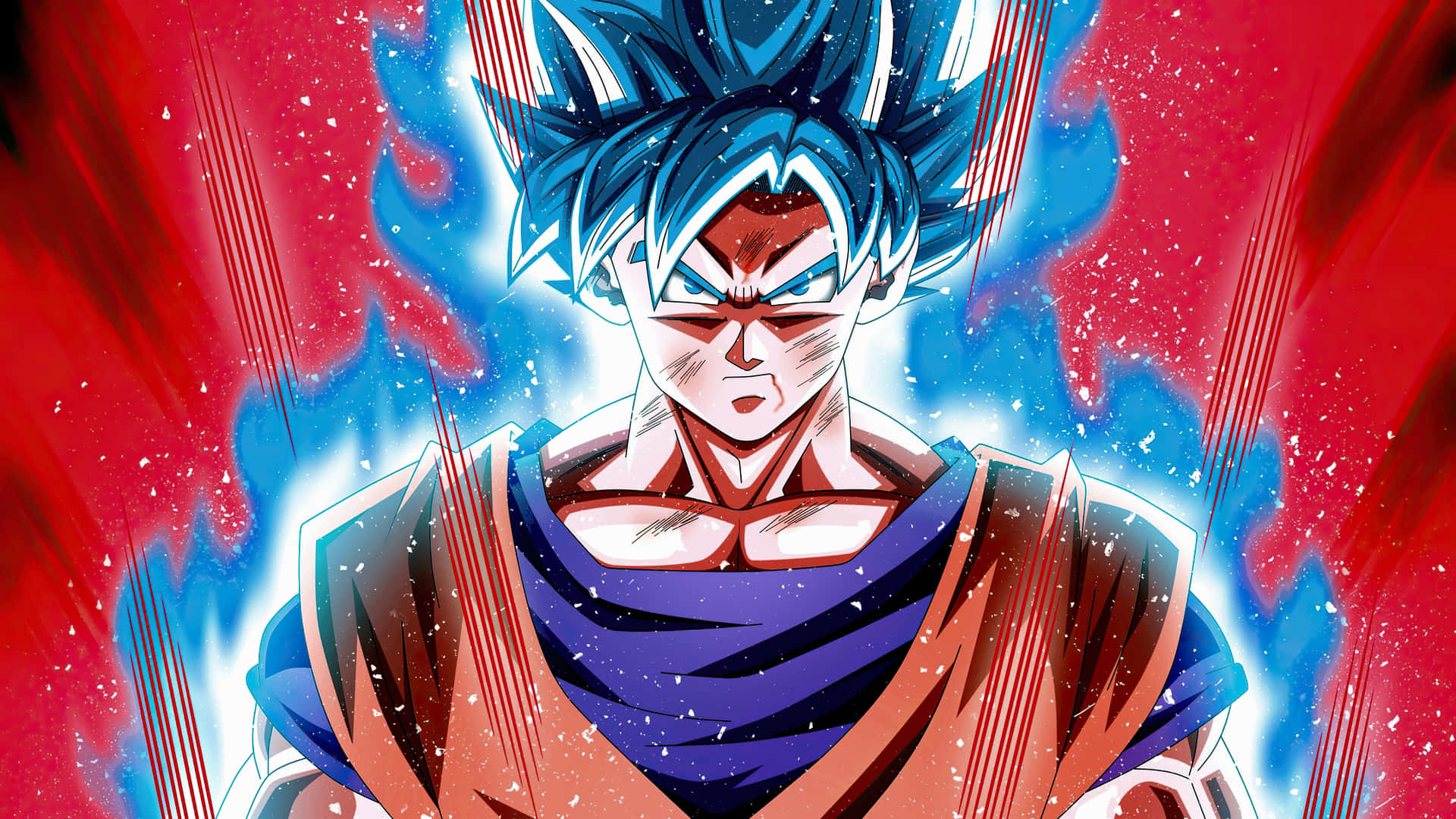 Blue Anime Goku Ultra Instinct