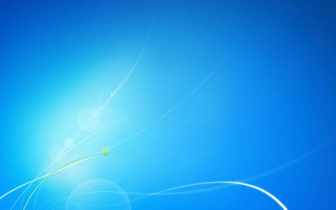 Blue Background For The Windows Lock Screen