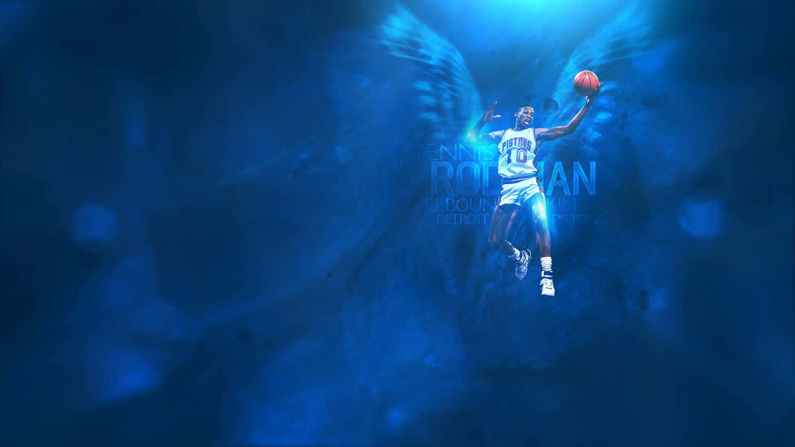 Blue Basketball Dennis Rodman Fanart