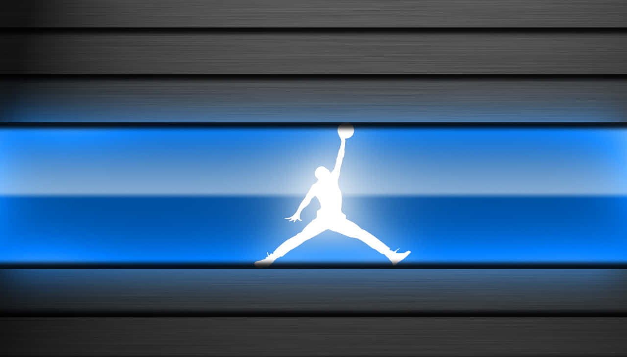 Blue Basketball Jordan Logo