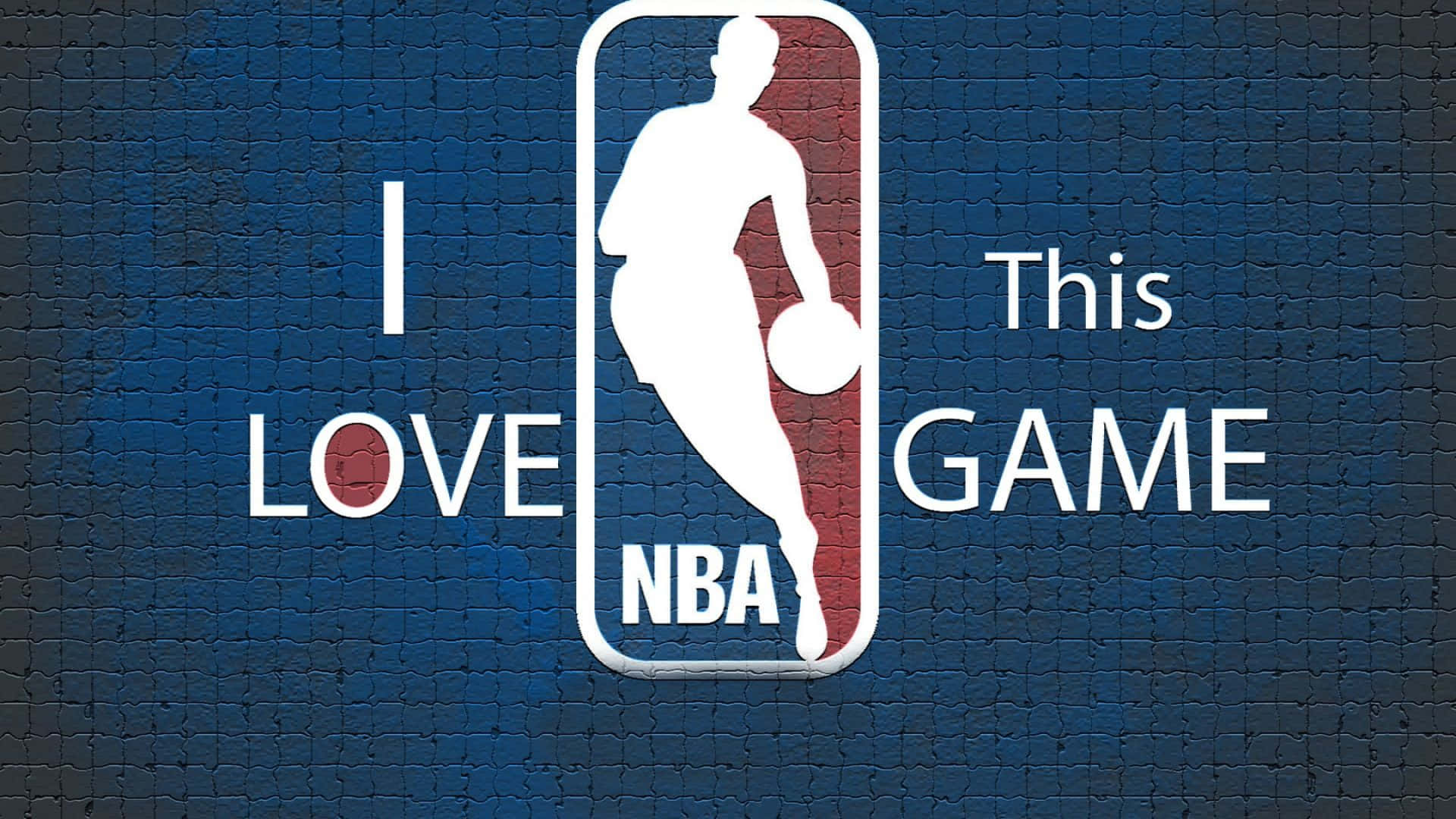 Blue Basketball Nba Love Poster