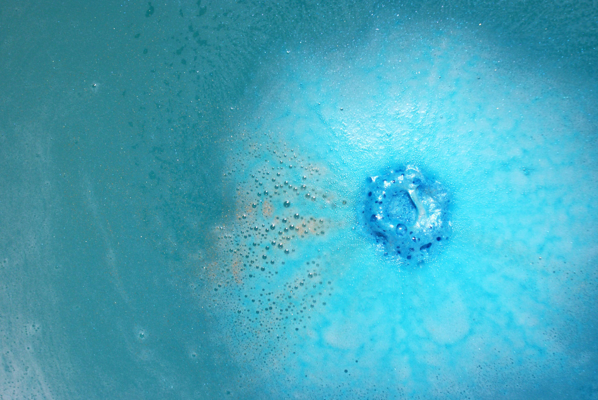 Blue Bath Bomb Lush Background