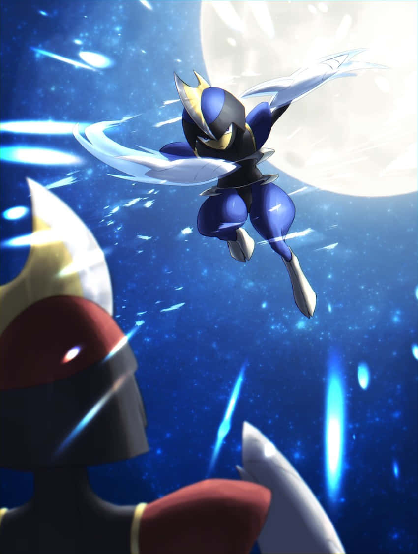 Blue Bisharp Fan Art Background