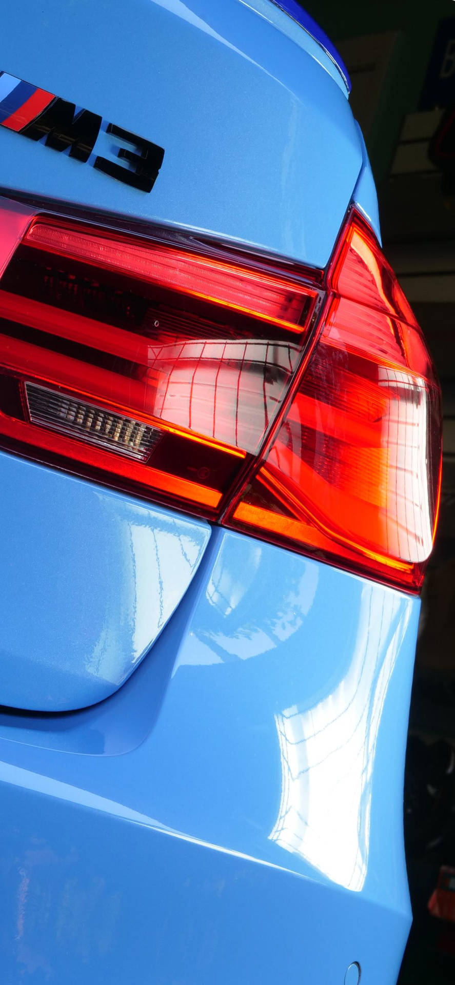 Blue Bmw Tail Light