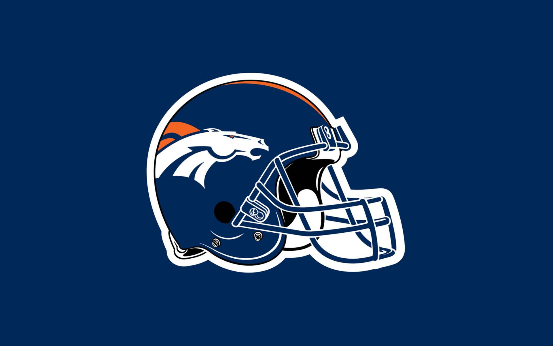 Blue Broncos Headgear Background