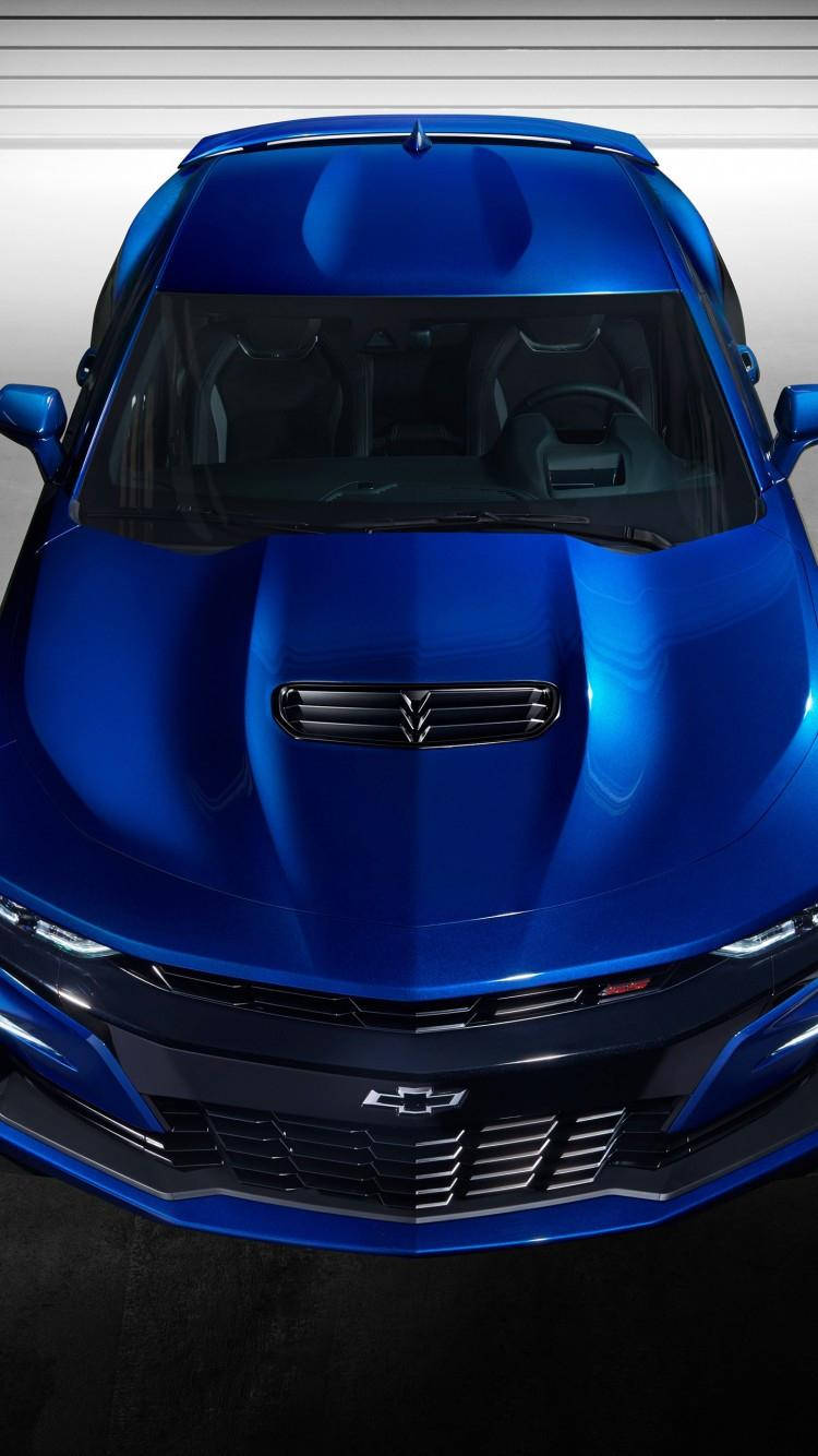 Blue Chevrolet 2019 2ss Camaro Car Iphone