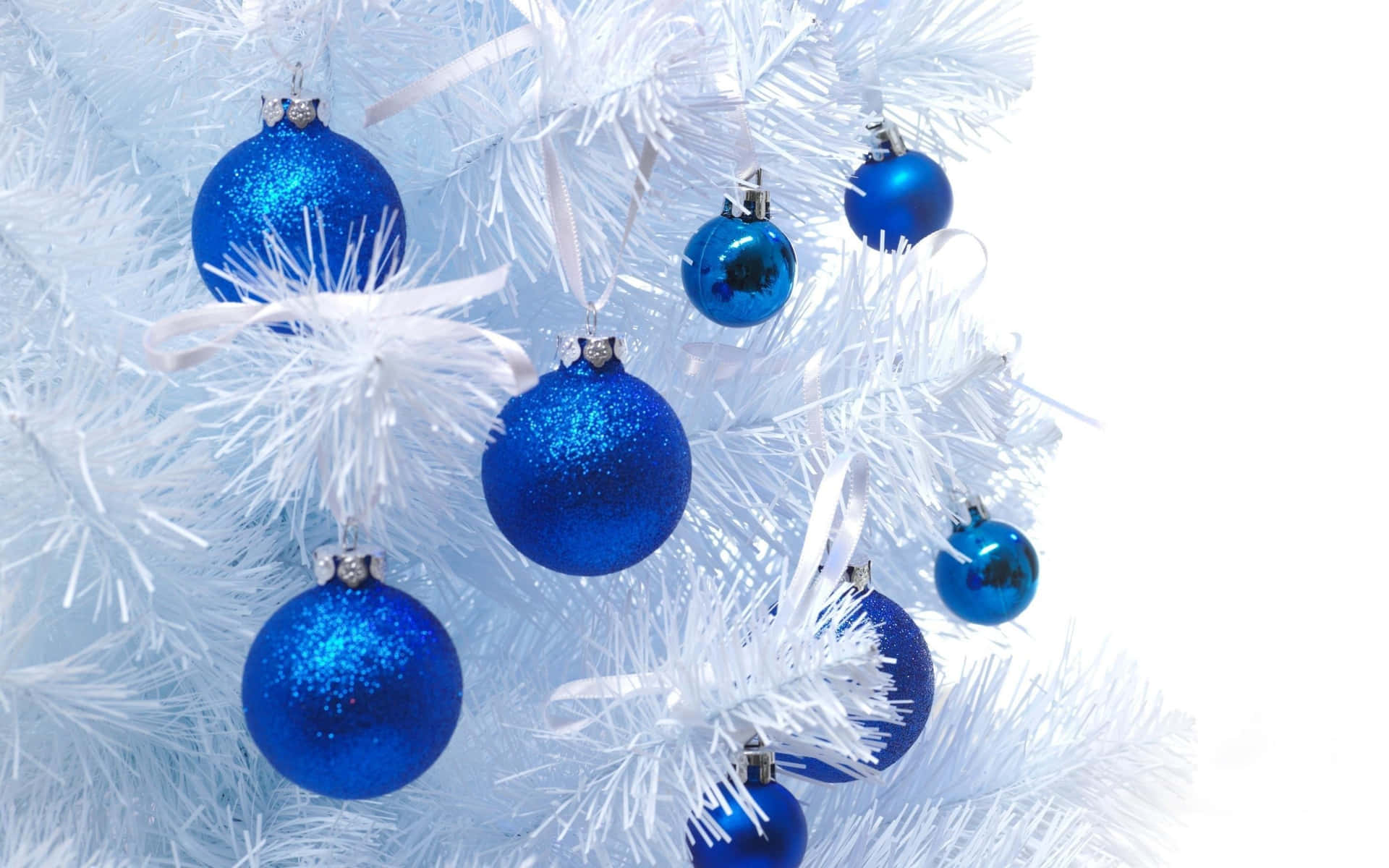 Blue Christmas Balls