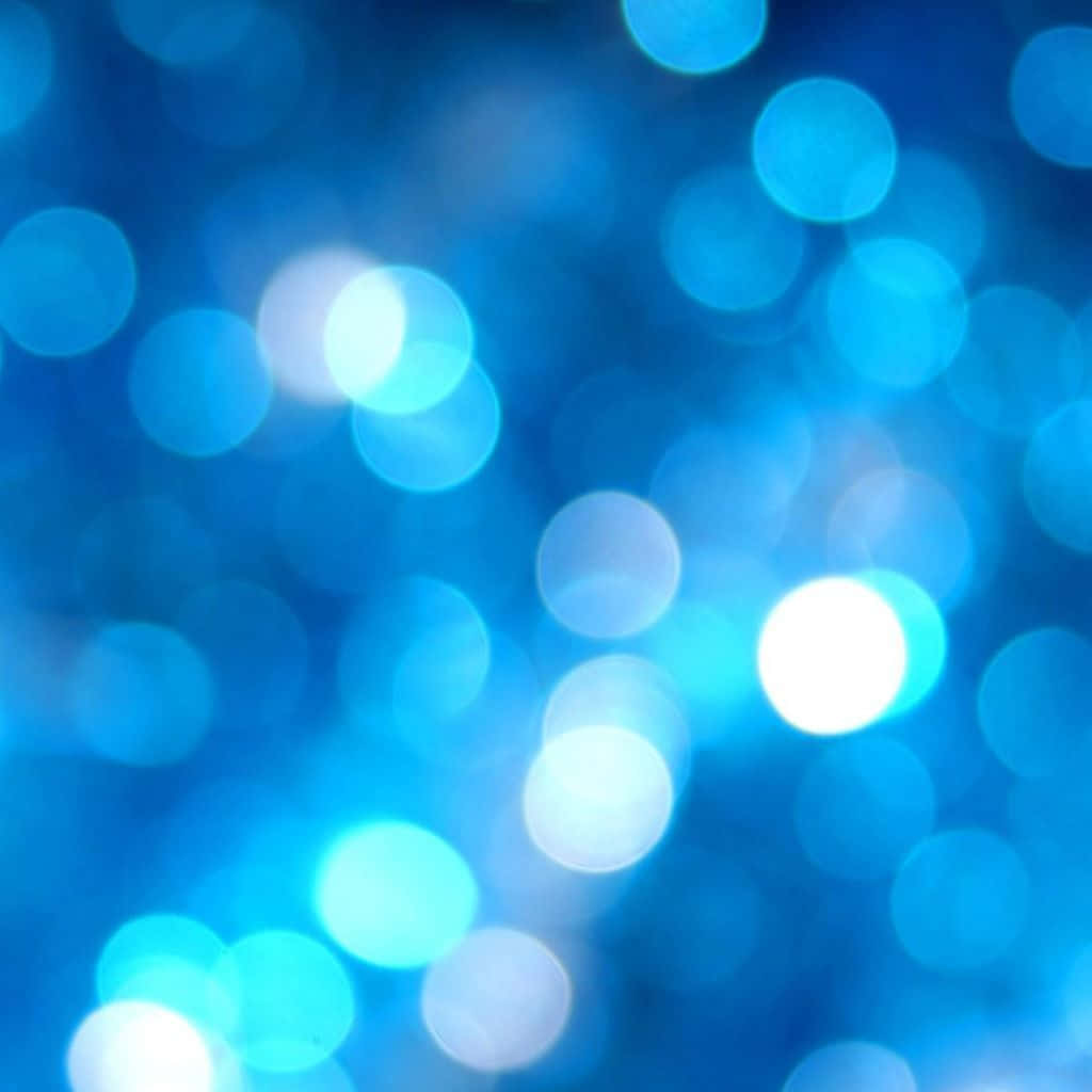 Blue Christmas Led Circles Background