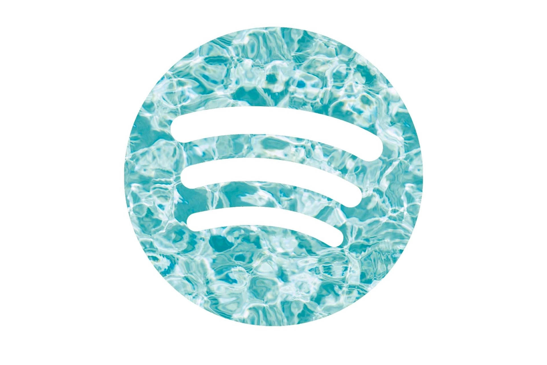 Blue Circle Spotify Background