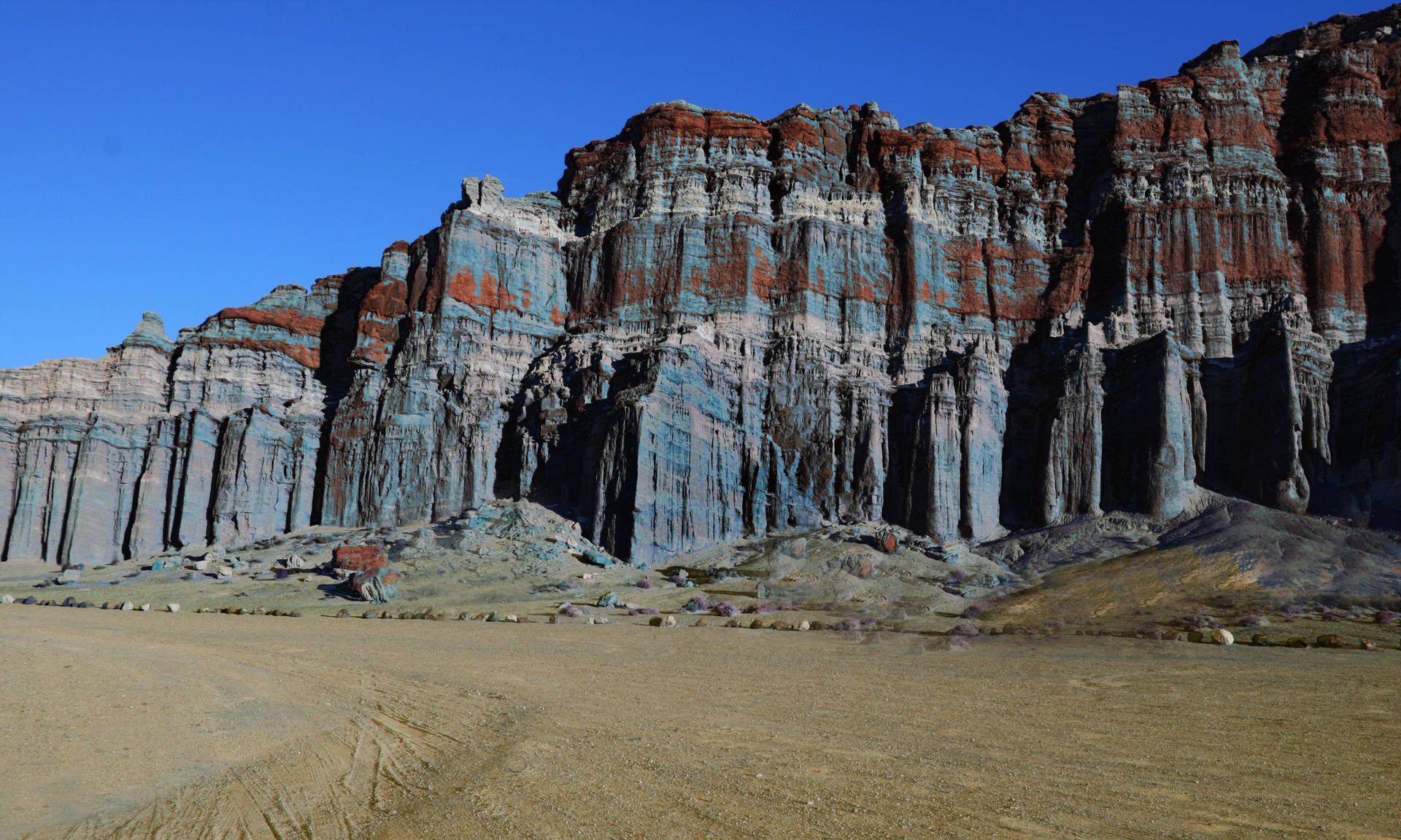 Blue Cliffs At Red Rock Canyon