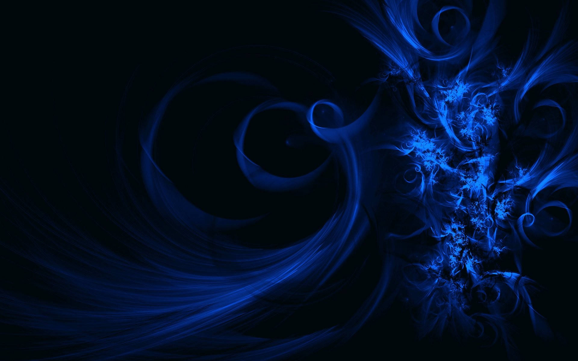 Blue Color Hd Swirls Background