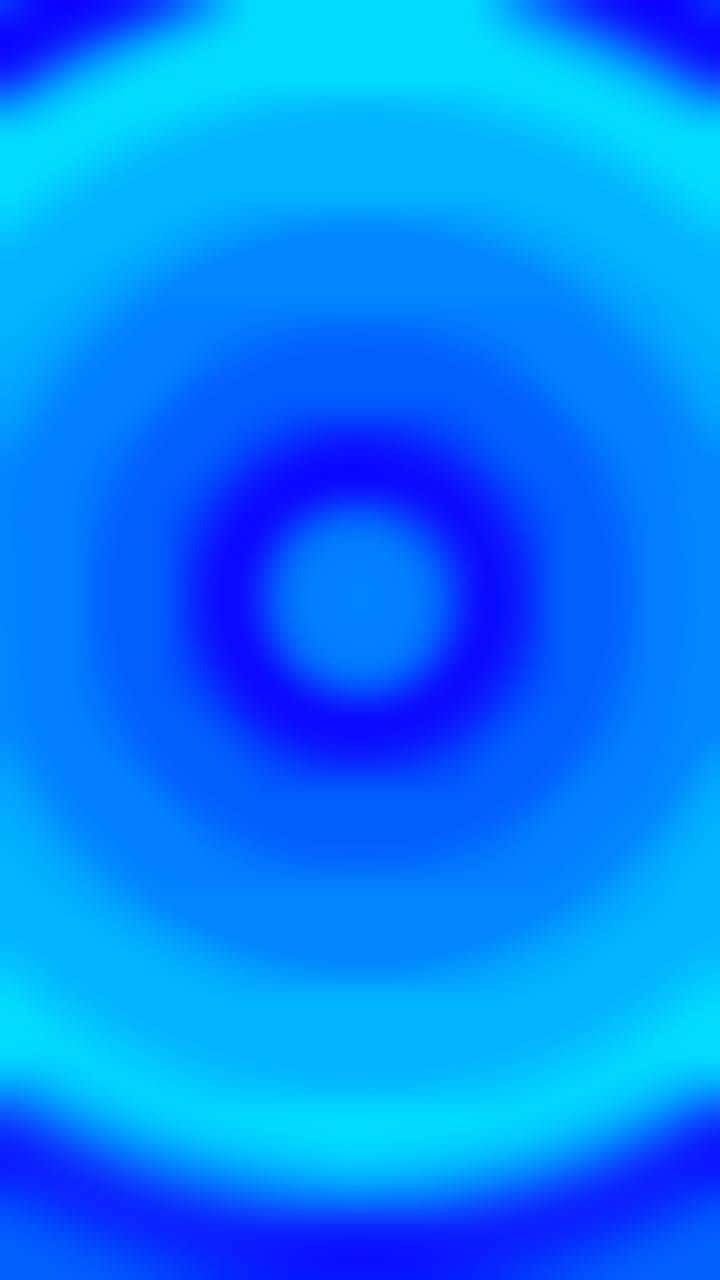 Blue Concentric Circles Abstract Background