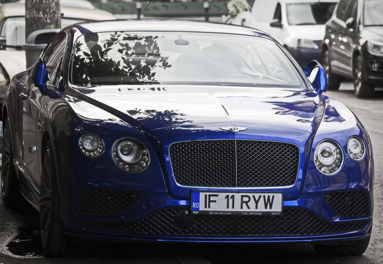 Blue Continental Gt Bentley Hd Front Background