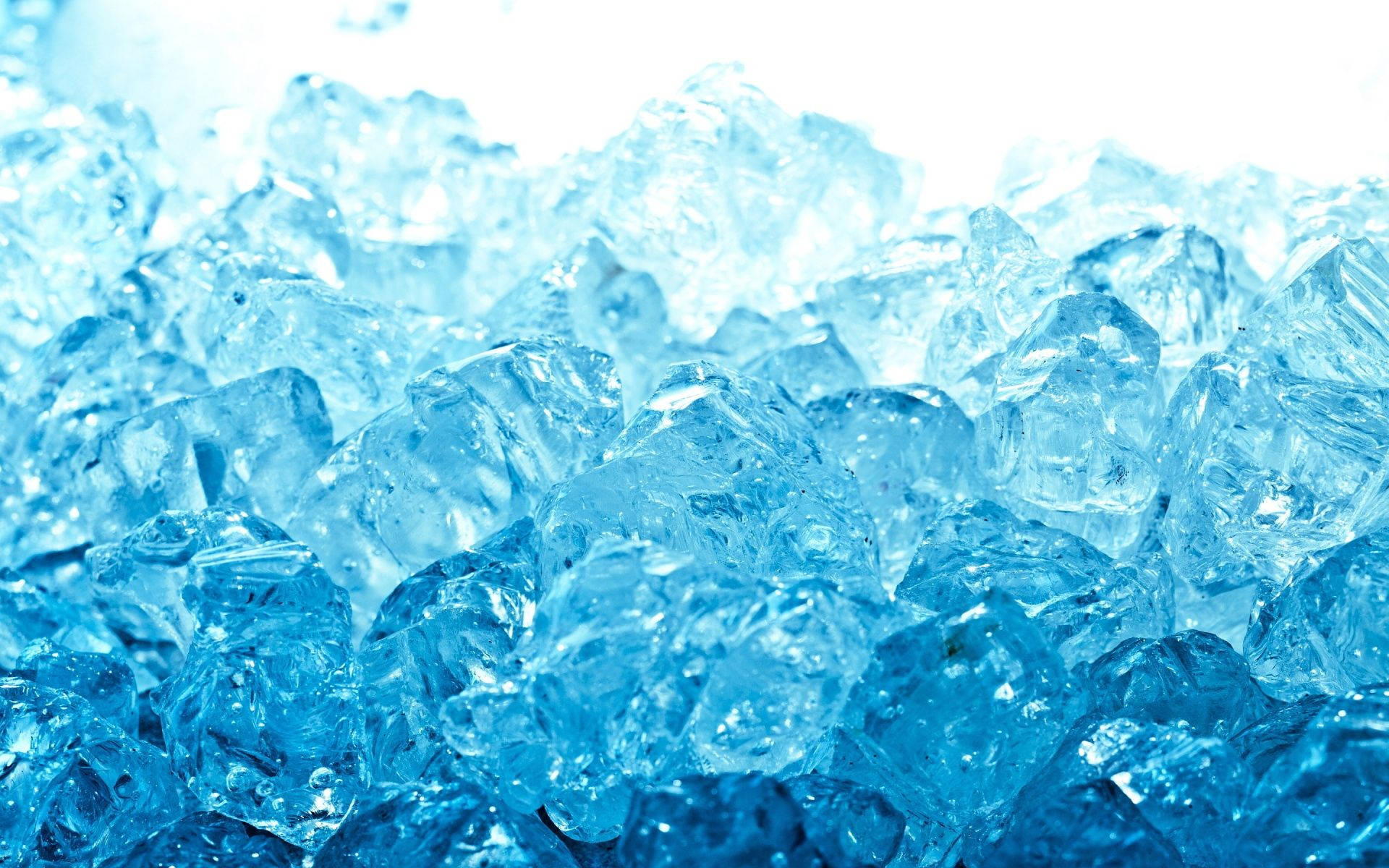 Blue Crushed Ice Background