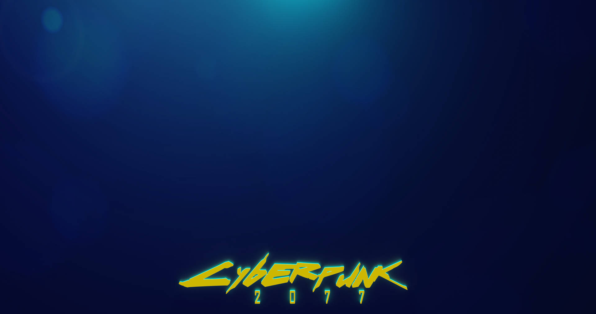 Blue Cyberpunk Desktop Background