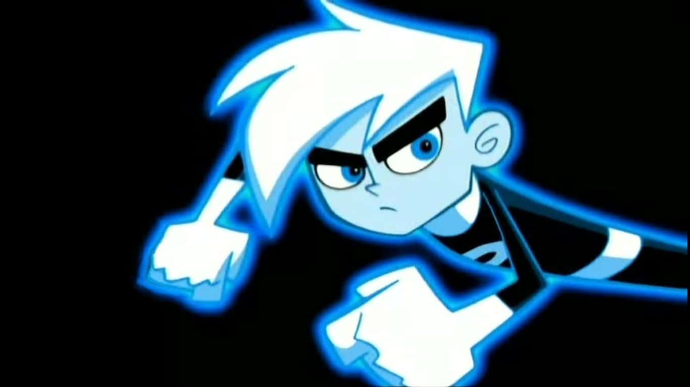 Blue Danny Phantom Pfp Background