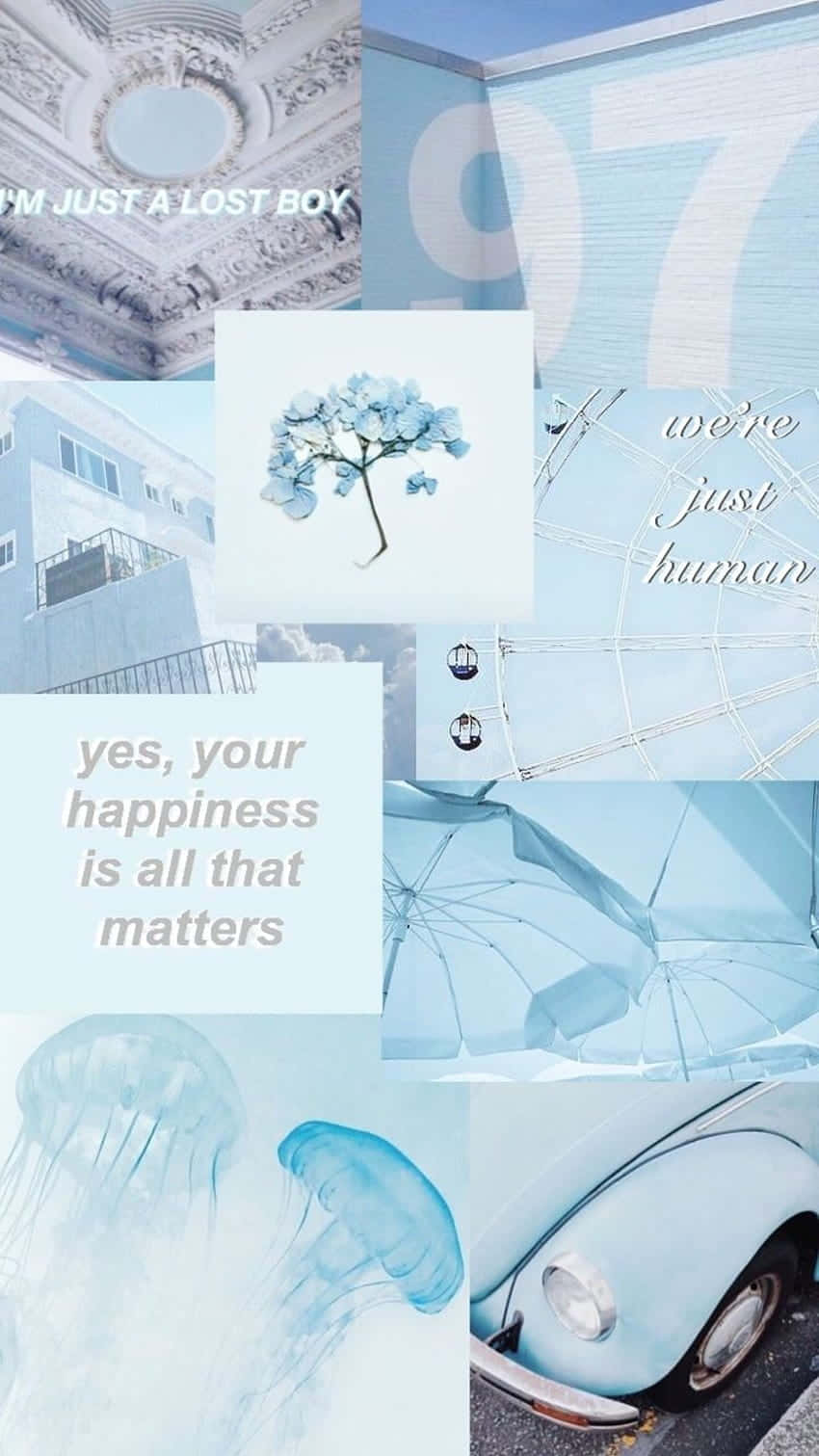 Blue Default Pfp Aesthetic Background