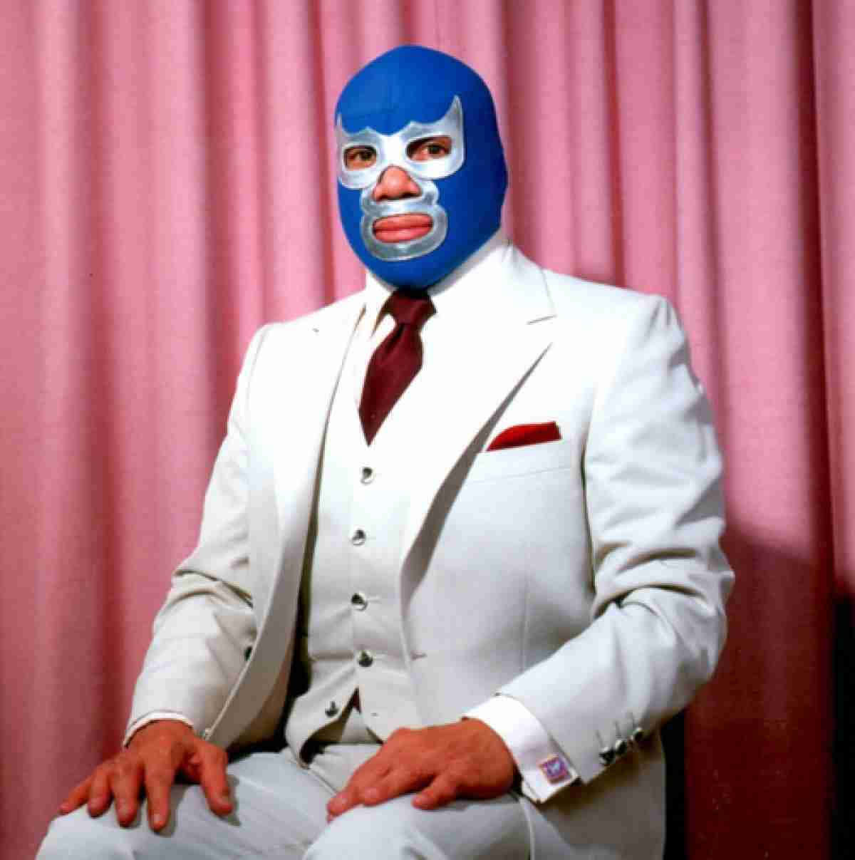 Blue Demon Luchador Background