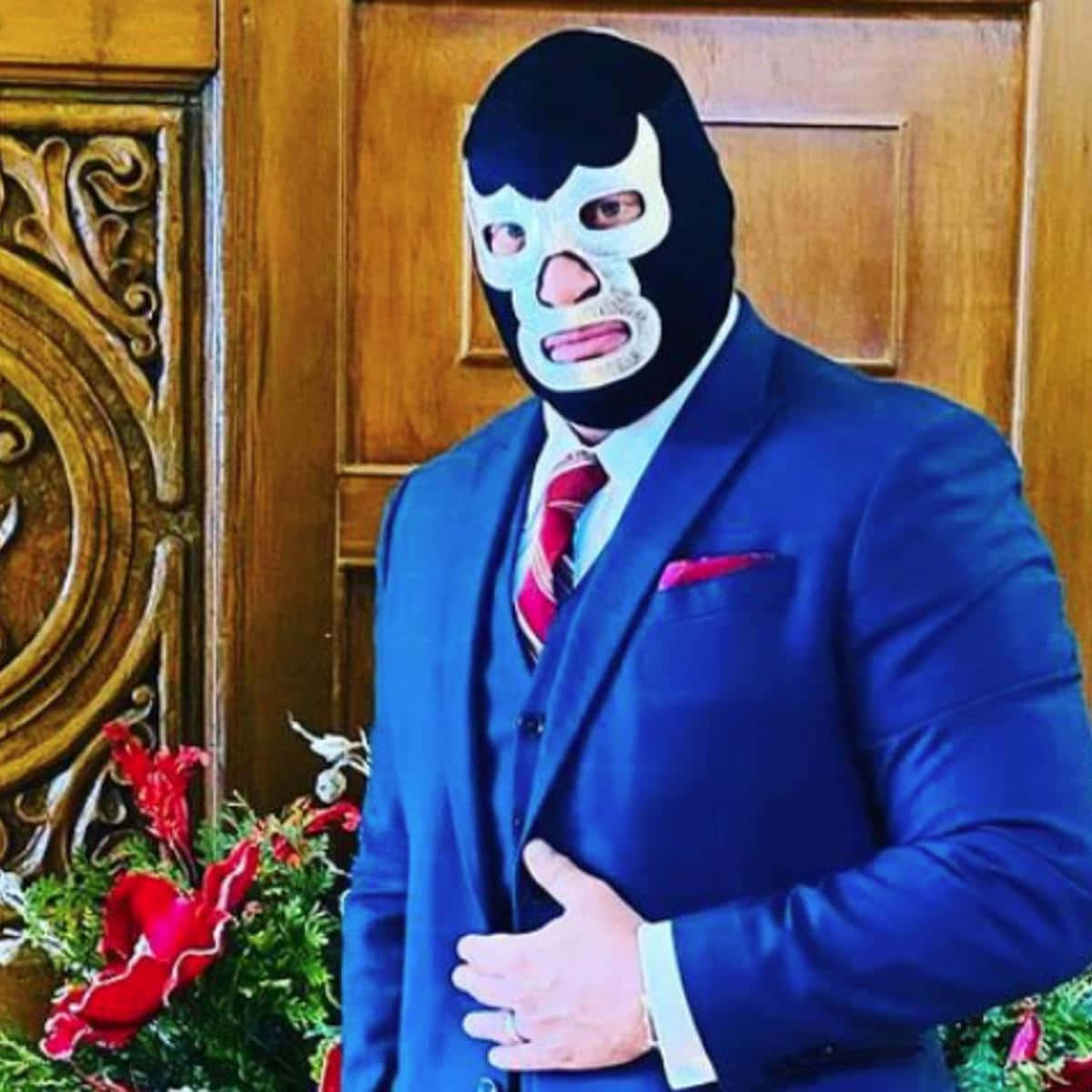 Blue Demon Mexican Movie Actor Background