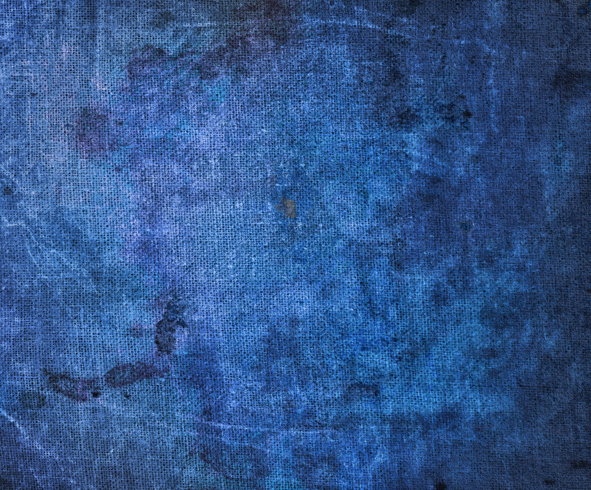 Blue Denim Fabric Grunge Texture Background