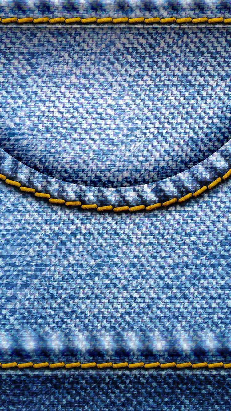 Blue Denim Jeans Of Texture