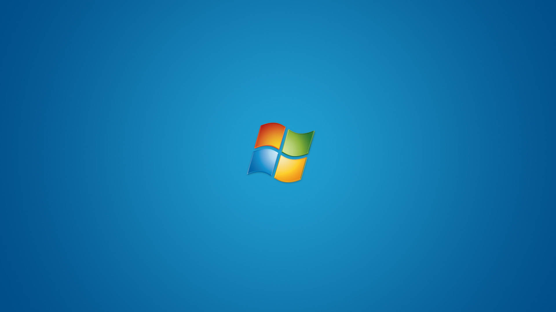 Blue Desktop Microsoft Windows Logo Background