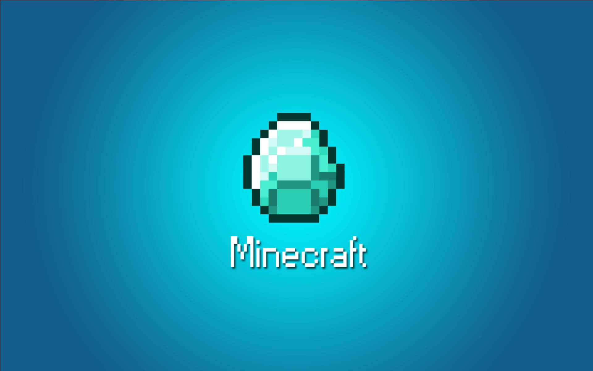 Blue Diamond Cool Minecraft Background