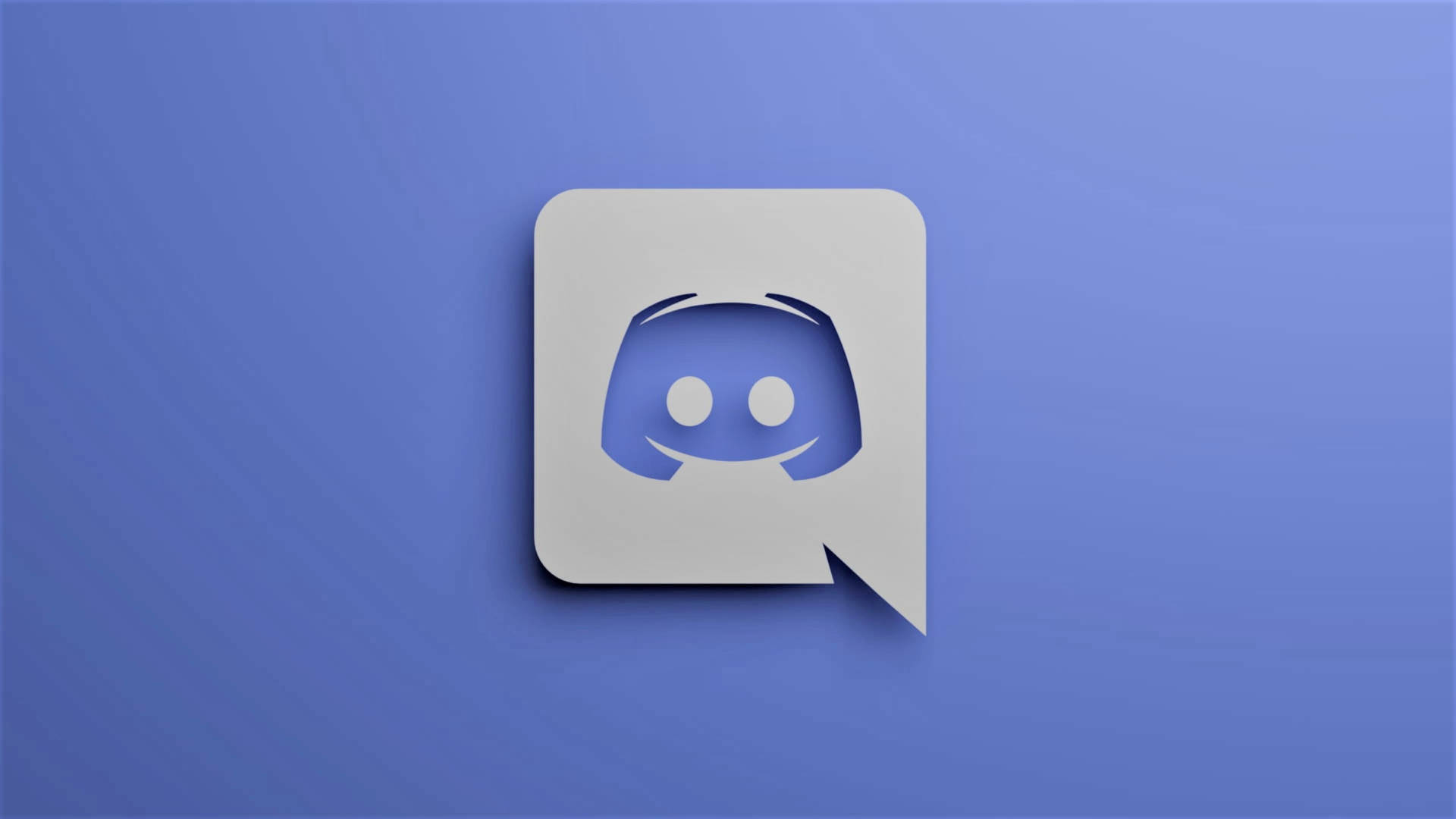 Blue Discord Talk App Background