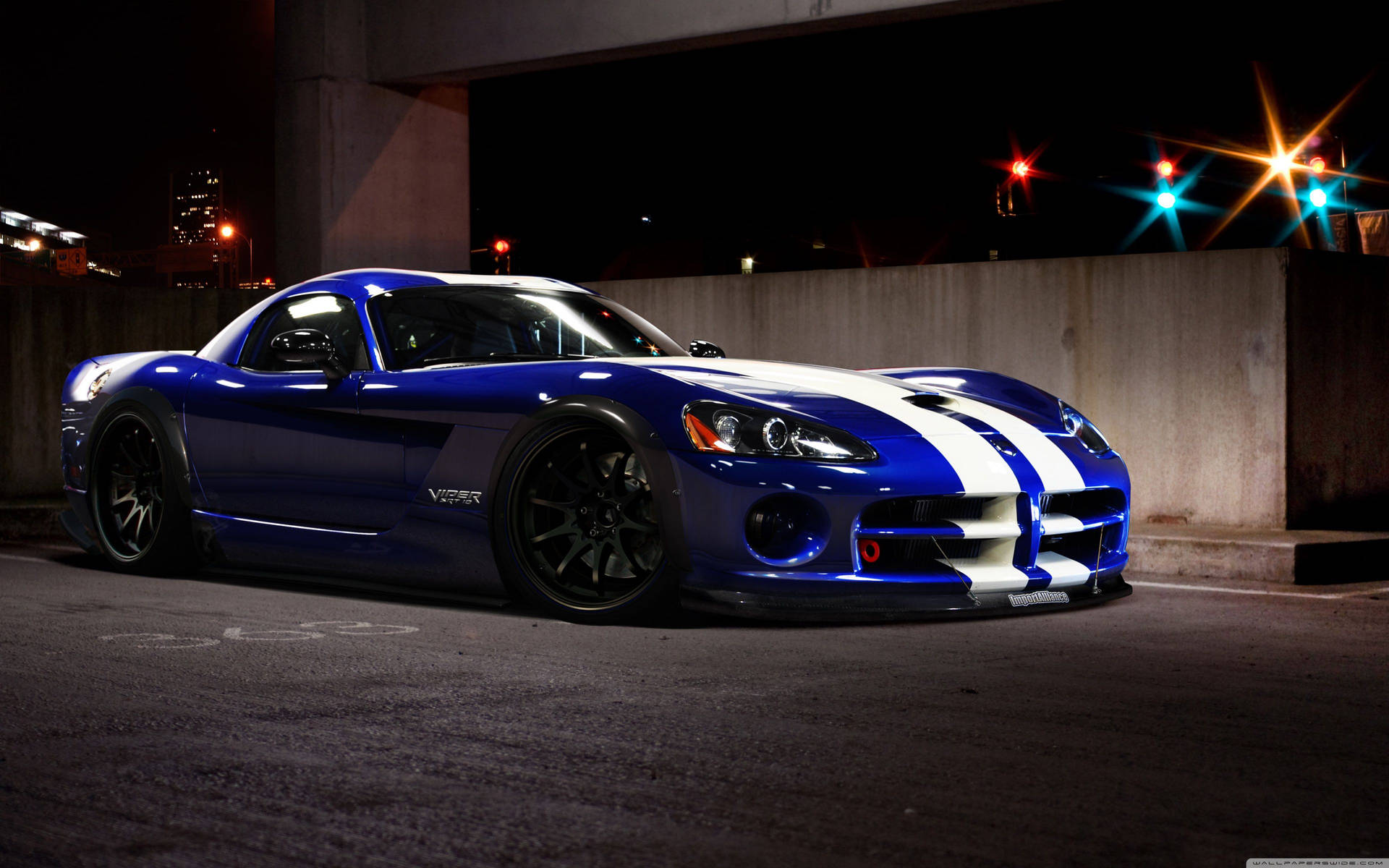 Blue Dodge Viper Srt 10 Background
