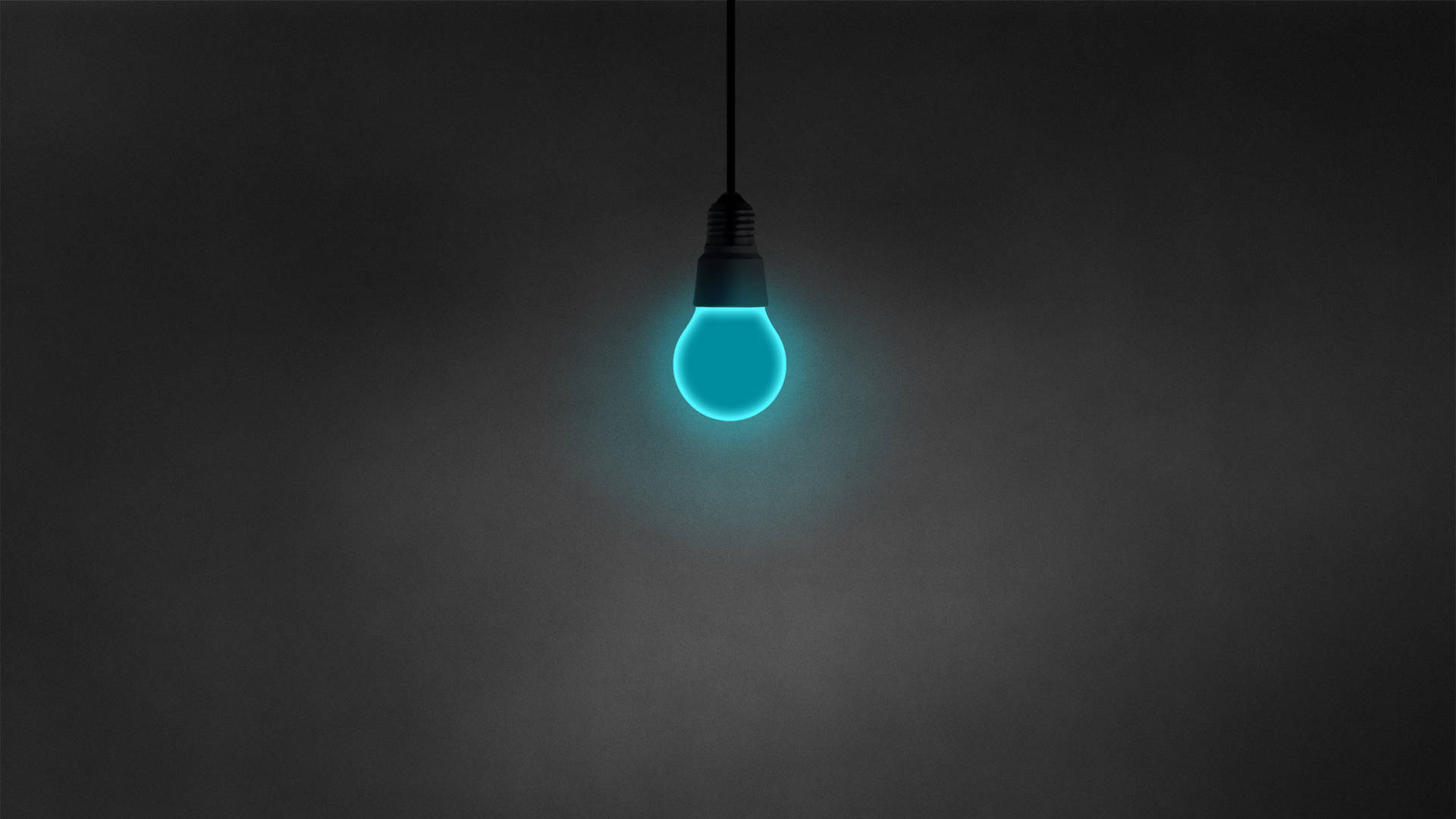 Blue Electricity-powered Bulb Background
