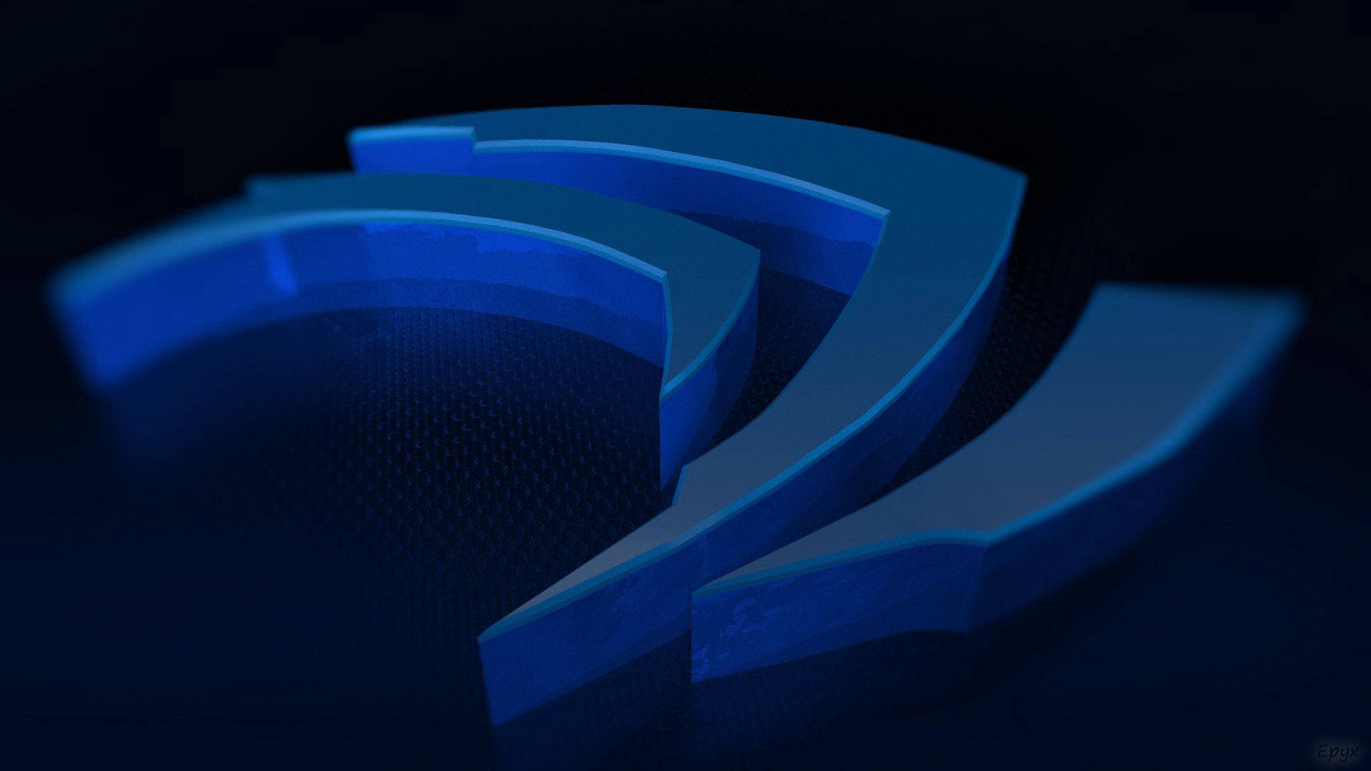 Blue Eye Nvidia 3d Background
