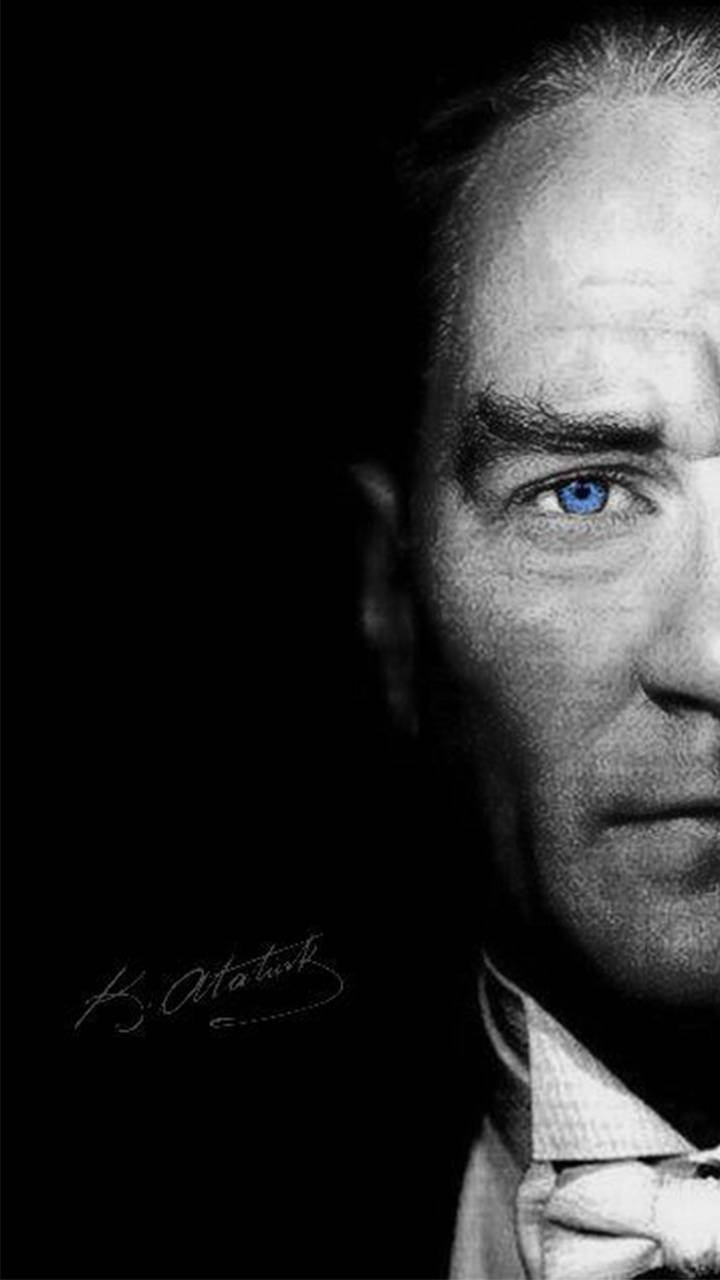 Blue-eyed Ataturk Background