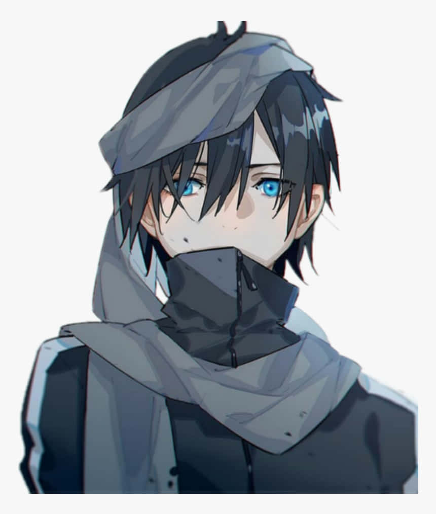 Blue-eyed Discord Anime Pfp
