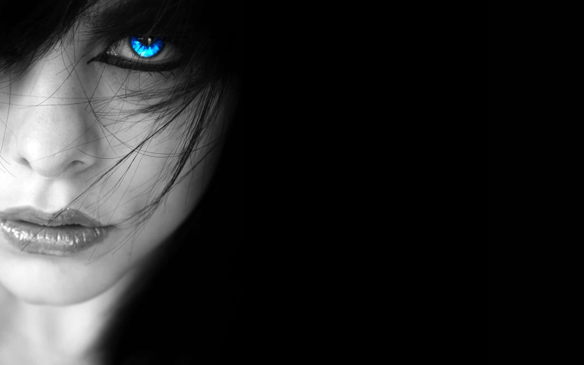 Blue-eyed White Lady Background