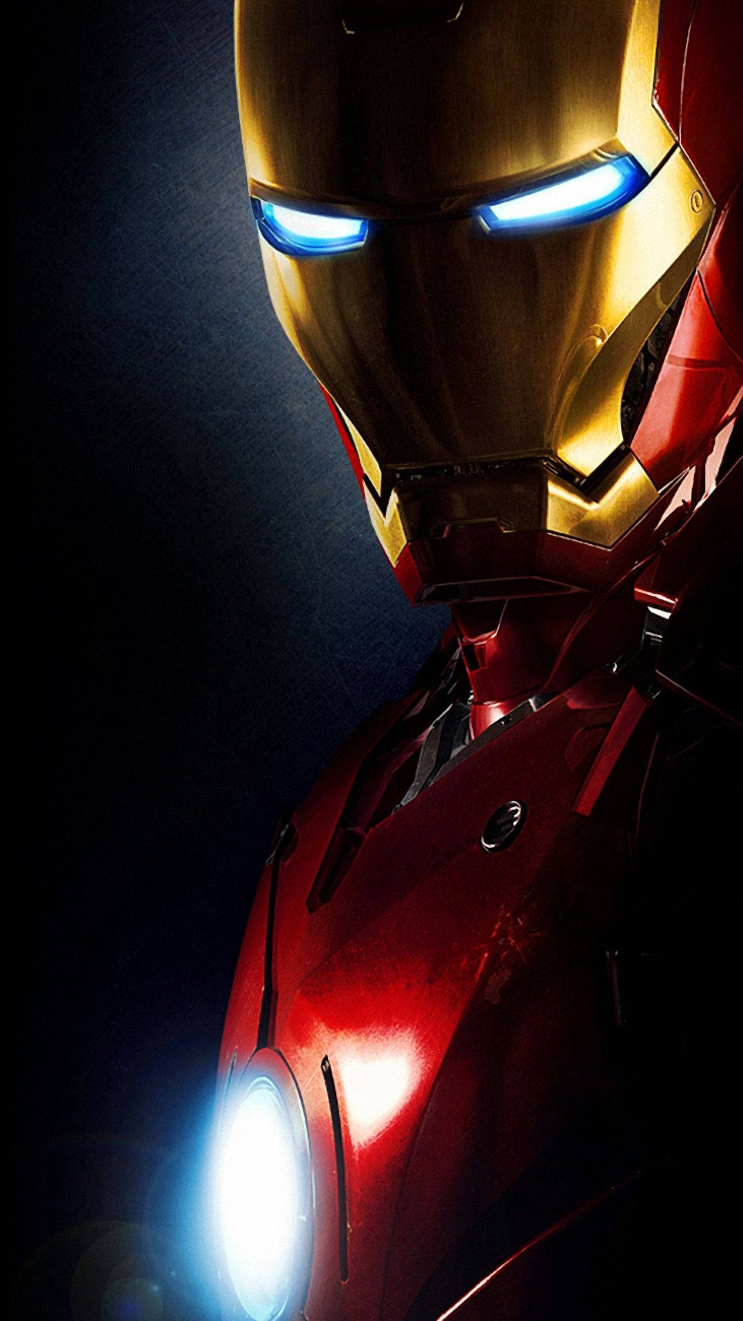 Blue Eyes Of Marvel Hero Ironman Hd Background