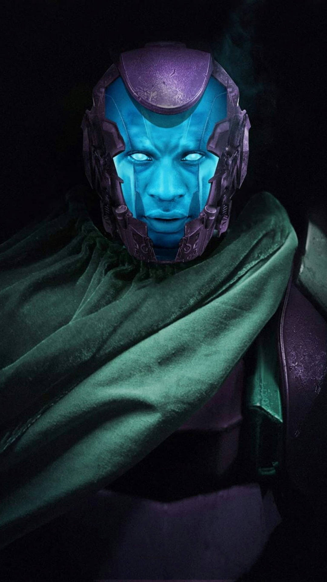 Blue-faced Kang The Conqueror Background