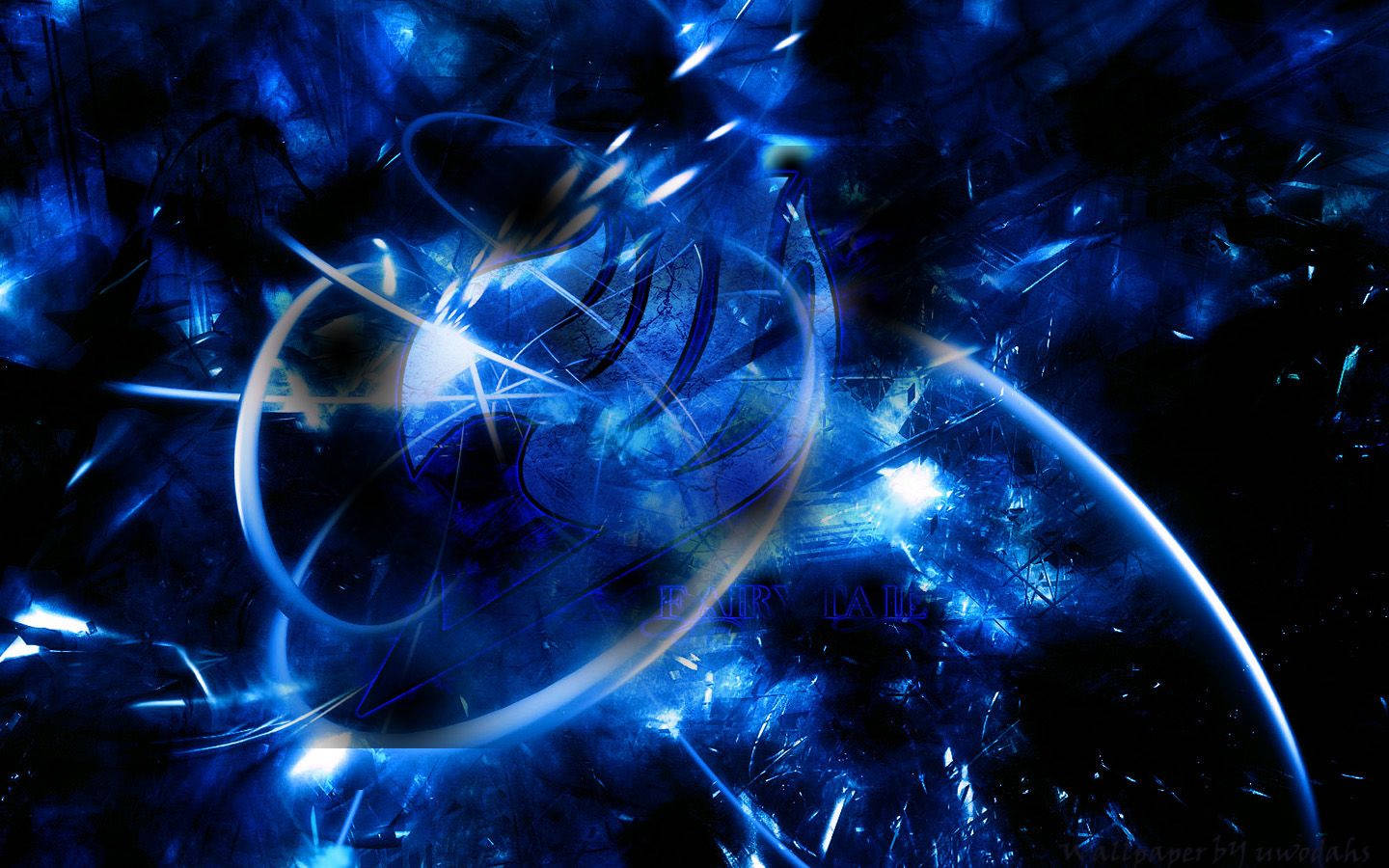 Blue Fairy Tail Symbol Background
